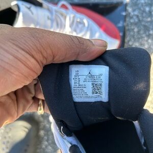 Jordan Size 10 red white 12